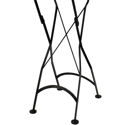 Sunnydaze Decor Sunnydaze Indoor/Outdoor Chestnut Wood Folding Round Patio Tall Bar Height Table - 28" - Brown 6 Sunnydaze Decor Sunnydaze Indoor/Outdoor Chestnut Wood Folding Round Patio Tall Bar Height Table - 28" - Brown - Image 4