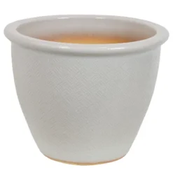 Sunnydaze Decor Sunnydaze Indoor/Outdoor Ocean Villa Decorative Glazed Ceramic Planter For Greenery Or Flowers - 15" -Sunnydaze Decor GUEST dc1c7a25 4958 4409 82b7 3a1480a711c1