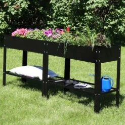 Sunnydaze Decor Sunnydaze Hot Dip Galvanized Steel Raised Garden Bed With Mesh Shelf - Set Of 2 -Sunnydaze Decor GUEST dca522cf f363 4138 abf8 bacbef18268b