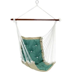 Sunnydaze Decor Sunnydaze Large Tufted Victorian Hammock Chair Swing For Backyard And Patio - 300 Lb Weight Capacity -Sunnydaze Decor GUEST dfcf629c dedb 4aef 9d51 04fcea9cd336