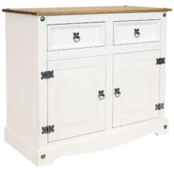 Sunnydaze Decor Sunnydaze Kitchen Sideboard Cabinet With 2 Drawers And 2 Doors - Solid Pine Construction -Sunnydaze Decor GUEST dfe7b6cb 50c3 4bdb 96d3 368257b41bb0