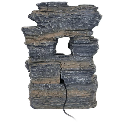 Sunnydaze Decor Sunnydaze Indoor Decorative Five Stream Rock Cavern Tabletop Water Fountain With Multi-Colored LED Lights - 13" 7 Sunnydaze Decor Sunnydaze Indoor Decorative Five Stream Rock Cavern Tabletop Water Fountain With Multi-Colored LED Lights - 13" - Image 5
