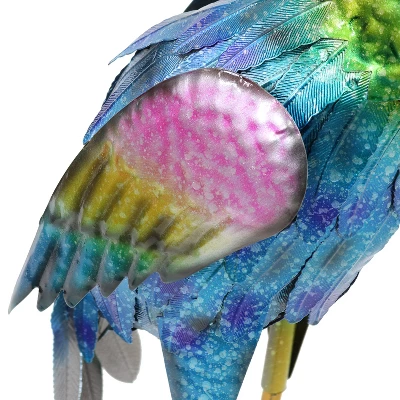 Sunnydaze Decor Sunnydaze Metal Crane Outdoor Garden Statue Yard Art Sculpture - 29" 5 Sunnydaze Decor Sunnydaze Metal Crane Outdoor Garden Statue Yard Art Sculpture - 29" - Image 3