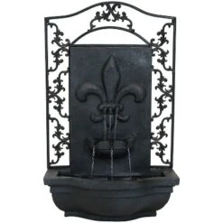 Sunnydaze Decor Sunnydaze 33"H Electric Polystone French Lily Design Outdoor Wall-Mount Water Fountain 19 Sunnydaze Decor Sunnydaze 33"H Electric Polystone French Lily Design Outdoor Wall-Mount Water Fountain -Sunnydaze Decor GUEST e4410708 335e 4aed a9aa 7f8d3b83c6b5