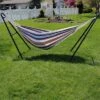 Sunnydaze Decor Sunnydaze Large Double Brazilian Hammock With Universal Stand - 450 Lb Weight Capacity -Sunnydaze Decor GUEST e4ccc711 c951 4925 bbef 6f5c63aaf280