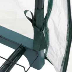 Sunnydaze Decor Sunnydaze Outdoor Portable Growing Rack 3-Tier Greenhouse With Roll-Up Door - 3 Shelves - Clear -Sunnydaze Decor GUEST e525eb8e 8baf 40ae 87fd bd8f1080a6b5