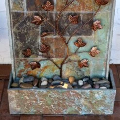 Sunnydaze Decor Sunnydaze 32"H Electric Slate And Metal Climbing Vines Outdoor Water Fountain With LED Light 15 Sunnydaze Decor Sunnydaze 32"H Electric Slate And Metal Climbing Vines Outdoor Water Fountain With LED Light -Sunnydaze Decor GUEST e5641dc6 ecf3 4bdd ada3 85a4ea875ed8