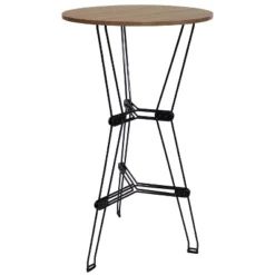 Sunnydaze Decor Sunnydaze Indoor Modern Furniture Steel Wire Bar Table With Faux Woodgrain Tabletop - Brown 19 Sunnydaze Decor Sunnydaze Indoor Modern Furniture Steel Wire Bar Table With Faux Woodgrain Tabletop - Brown -Sunnydaze Decor GUEST e7536343 162f 405c b761 5ff48f4eb31f