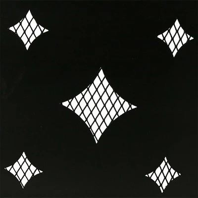 Sunnydaze Decor Sunnydaze Outdoor Heavy-Duty Steel Portable Large Round Diamond Cut Out Fire Pit Ring With Log Poker - 36" - Black 4 Sunnydaze Decor Sunnydaze Outdoor Heavy-Duty Steel Portable Large Round Diamond Cut Out Fire Pit Ring With Log Poker - 36" - Black - Image 2