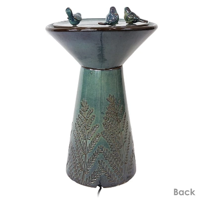 Sunnydaze Decor Sunnydaze Gathering Birds Ceramic Outdoor Fountain With LED Lights 9 Sunnydaze Decor Sunnydaze Gathering Birds Ceramic Outdoor Fountain With LED Lights - Image 7
