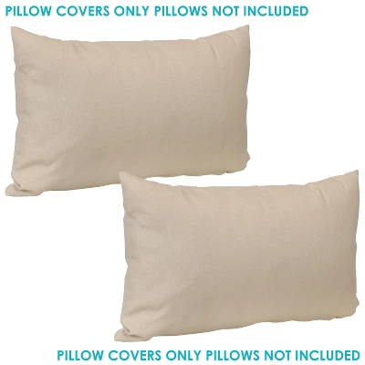 Sunnydaze Decor Sunnydaze Indoor/Outdoor Weather-Resistant Polyester Square Decorative Pillow Cover Only With Zipper Closures 6 Sunnydaze Decor Sunnydaze Indoor/Outdoor Weather-Resistant Polyester Square Decorative Pillow Cover Only With Zipper Closures - Image 4