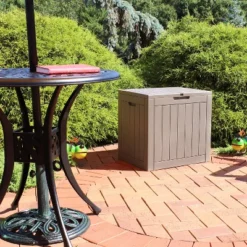 Sunnydaze Decor Sunnydaze Lockable Outdoor Small Deck Box With Storage And Side Handles - 32-Gal. 20 Sunnydaze Decor Sunnydaze Lockable Outdoor Small Deck Box With Storage And Side Handles - 32-Gal. -Sunnydaze Decor GUEST eb7dadd6 18ca 4cff b930 b36250cf62df