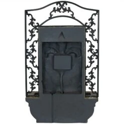 Sunnydaze Decor Sunnydaze 33"H Electric Polystone French Lily Design Outdoor Wall-Mount Water Fountain 16 Sunnydaze Decor Sunnydaze 33"H Electric Polystone French Lily Design Outdoor Wall-Mount Water Fountain -Sunnydaze Decor GUEST ecb94fce f235 4fda ab65 faea645b20c3