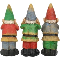 Sunnydaze Decor Sunnydaze Three Wise Garden Gnomes Hear, Speak, See No Evil Indoor/Outdoor Lawn Statue Set - 12" H - 3-Piece Set 11 Sunnydaze Decor Sunnydaze Three Wise Garden Gnomes Hear, Speak, See No Evil Indoor/Outdoor Lawn Statue Set - 12" H - 3-Piece Set -Sunnydaze Decor GUEST edcc2c58 1e0a 4371 9f4a 009bf621bd99