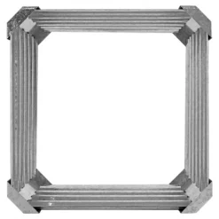 Sunnydaze Decor Sunnydaze Outdoor Lawn And Garden Galvanized Steel Square Raised Vegetable Garden Or Flower Bed Planter Kit - 22" - Silver -Sunnydaze Decor GUEST f0c73343 cb39 40f9 a87d fcca6b33c9ea