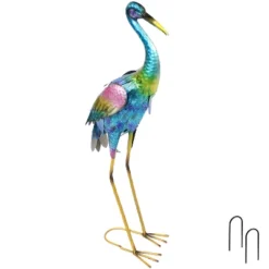 Sunnydaze Decor Sunnydaze Metal Crane Outdoor Garden Statue Yard Art Sculpture - 29" 18 Sunnydaze Decor Sunnydaze Metal Crane Outdoor Garden Statue Yard Art Sculpture - 29" -Sunnydaze Decor GUEST f3e11bea 953b 421d ac6b ce4a3d18c9f5