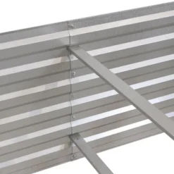 Sunnydaze Decor Sunnydaze Outdoor Vegetable Or Flower Galvalume Steel Raised Garden Bed For Backyard Or Garden - Rectangle - 71" -Sunnydaze Decor GUEST f3f9f904 86e5 48c4 8882 cb9ebc265d98