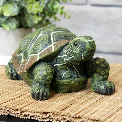 Sunnydaze Decor Sunnydaze Indoor/Outdoor Lifelike Terrance The Tortoise Patio Garden Yard Entryway Decorative Statue - 9" 7 Sunnydaze Decor Sunnydaze Indoor/Outdoor Lifelike Terrance The Tortoise Patio Garden Yard Entryway Decorative Statue - 9" - Image 5