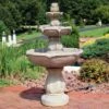 Sunnydaze Decor Sunnydaze 35"H Electric Fiberglass 3-Tier Birds' Delight Outdoor Bird Bath Water Fountain -Sunnydaze Decor GUEST f5f8e62d d9a5 4a9a 9c8a ca17aefb39ee