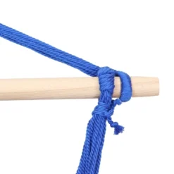 Sunnydaze Decor Sunnydaze Double Cushion Hanging Rope Hammock Chair Swing With C-Stand - 265 Lb. Weight Capacity -Sunnydaze Decor GUEST f666ca63 eff2 4422 b13c 0ea704eb6db5