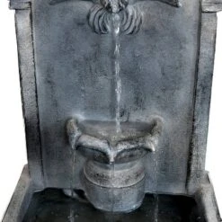 Sunnydaze Decor Sunnydaze 28"H Electric Glass Reinforced Concrete French-Inspired Design Outdoor Wall-Mount Water Fountain -Sunnydaze Decor GUEST f698af7e de64 484f a3a5 37390e601f1c