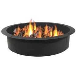 Sunnydaze Decor Sunnydaze Outdoor Heavy-Duty Steel Portable Above Ground Or In-Ground Round Fire Pit Liner Ring - Black 17 Sunnydaze Decor Sunnydaze Outdoor Heavy-Duty Steel Portable Above Ground Or In-Ground Round Fire Pit Liner Ring - Black -Sunnydaze Decor GUEST f7c653df 9597 47f7 9a9a 9bfaae23a2b5