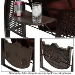 Sunnydaze Decor Sunnydaze Outdoor Deluxe 3-Person Patio Swing With Tilting Canopy Shade, Cushions And Side Tables 17 Sunnydaze Decor Sunnydaze Outdoor Deluxe 3-Person Patio Swing With Tilting Canopy Shade, Cushions And Side Tables -Sunnydaze Decor GUEST f85dcd51 6c2b 4245 8f2b 4cf6ebc1575a