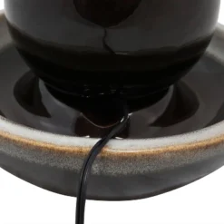 Sunnydaze Decor Sunnydaze Indoor Home Office Tabletop Modern Orb Smooth Glazed Ceramic Water Fountain Feature - 7" - Dark Brown 11 Sunnydaze Decor Sunnydaze Indoor Home Office Tabletop Modern Orb Smooth Glazed Ceramic Water Fountain Feature - 7" - Dark Brown -Sunnydaze Decor GUEST face5590 adc3 482f 88d5 52ad11a55ffb