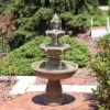 Sunnydaze Decor Sunnydaze 48"H Electric Fiberglass 3-Tier Outdoor Water Fountain -Sunnydaze Decor GUEST fe37d6e4 a1ce 49e6 a4d0 6ff4350e79c8