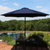 Sunnydaze Decor Sunnydaze Outdoor Aluminum Solution-Dyed Sunbrella Patio Umbrella With Auto Tilt And Crank - 9' -Sunnydaze Decor GUEST ff97bf21 53e0 4fde bc39 9745631551fb